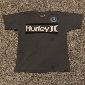 Hurley Men's Charcoal Graphic Tee